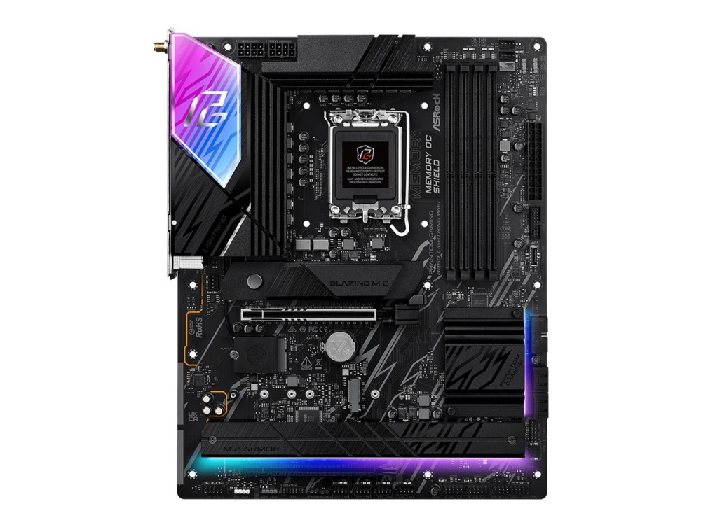 Asrock B860 Lightning Wifi, Intel, Lga 1851 (Socket V1), Intel Core Ultra (Series 2), Ddr5-Sdram, 256 Gb, Dimm