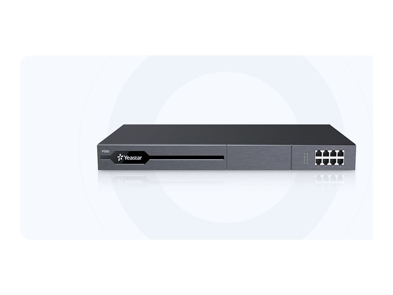 Yeastar P560, Ip Pbx (Privates & Paketvermitteltes) System, 200 Benutzer, Schwarz, Gigabit Ethernet, Hdd, 100 - 240 V