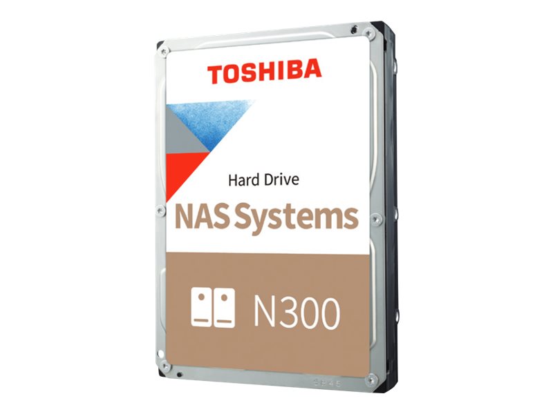 Toshiba N300 NAS - Hårddisk - 8 TB - inbyggd - 3.5 - SATA 6Gb/s - 7200 rpm - buffert: 512 MB | Datorkomponenter - Hårddisk & Lagring - Interna hårddiskar | GameStuff