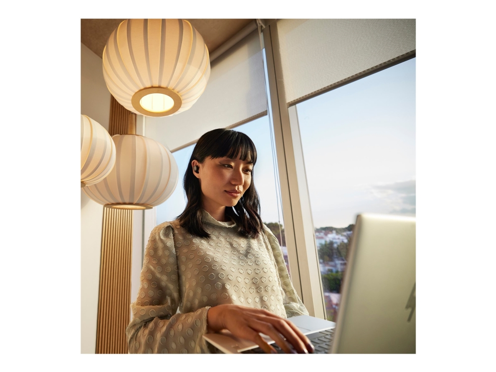 HP Poly Voyager Free 20 - True wireless-hörlurar med mikrofon - inuti örat - Bluetooth - aktiv brusradering - grå