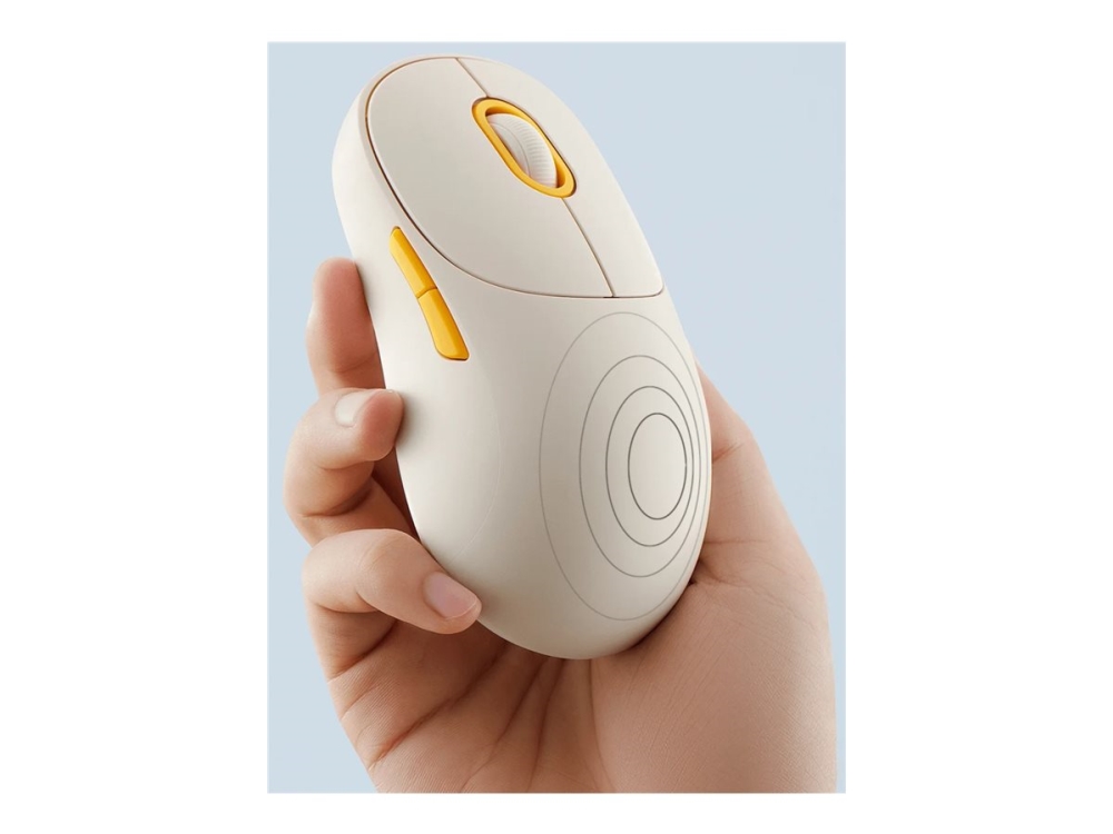 Xiaomi Wireless Mouse Lite 3 Mus Ergonomisk Optisk 5 Knappar Trådlös 2.4 Ghz Bluetooth Trådlös Usb Mottagare Vit