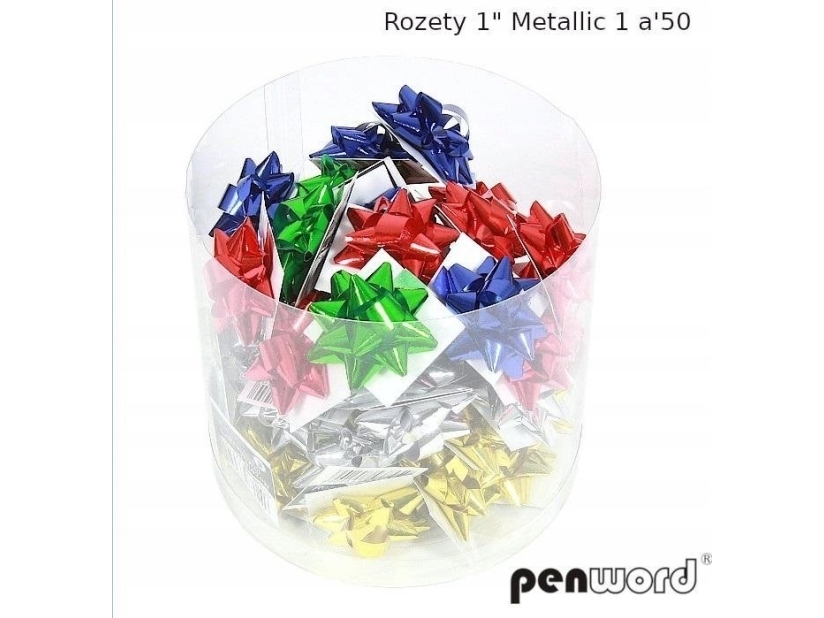 Party Deco Rozety Metallic (50Szt)