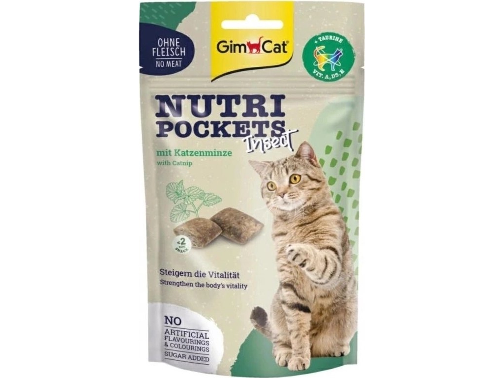 Gimborn Gimcat Nutri godbidder til kat Kocimietka insekter 60 g