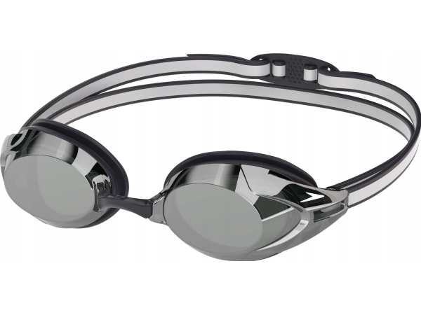 Speedo Elite svømmebriller - Vanquisher 3.0 Mirrored - Sort/sølv