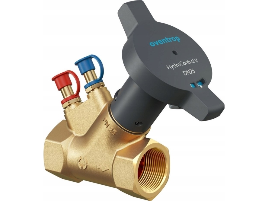 Oventrop Strang.Vent Hydrocontrol V Pn25 Dn32, Rp1 1/4 Ig, Hydroport, Ezb