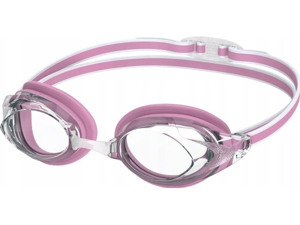 Speedo Elite svømmebriller til damer - Vanquisher 3.0 - Lyserød/klar