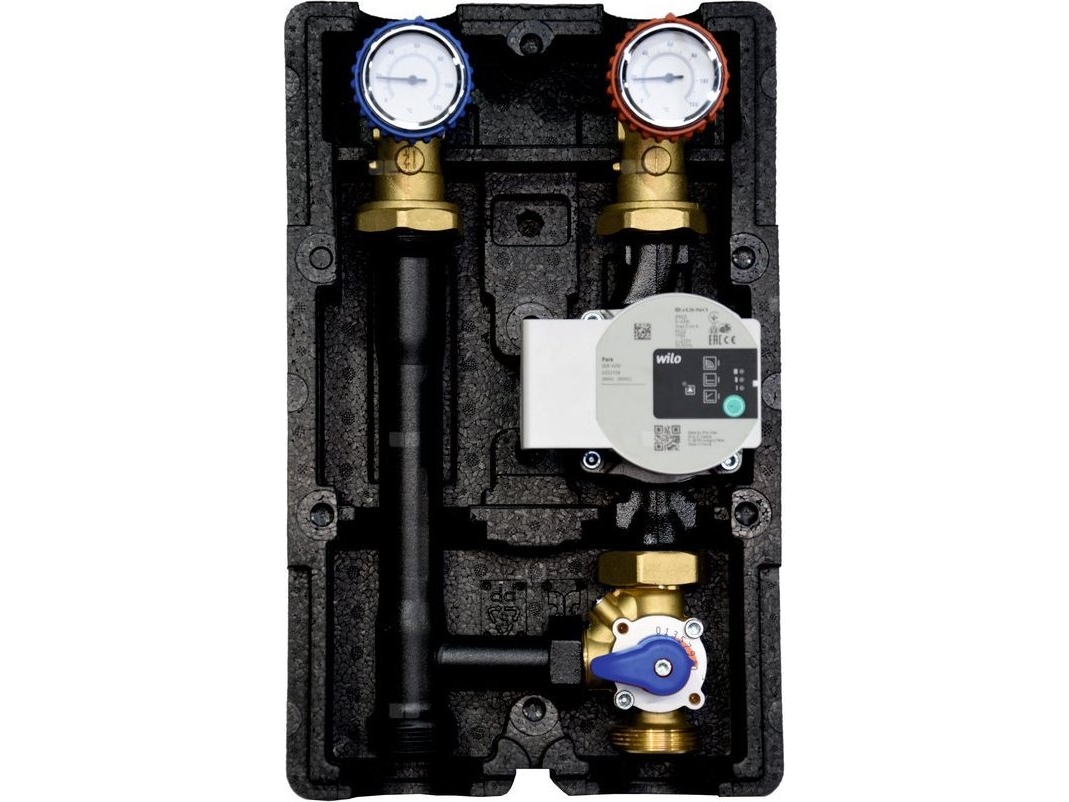 Gp -T 25 - Pumpegruppe Med 3-D Ventil (Yonos Para 25/6 180)