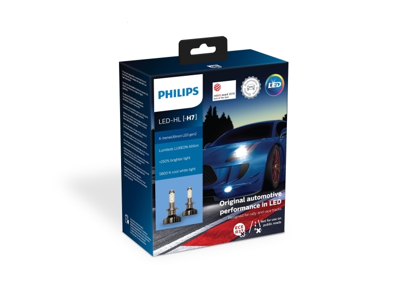 Philips H7 Philips X Treme Ultinion Led 5800k 12v Universalglödlampa