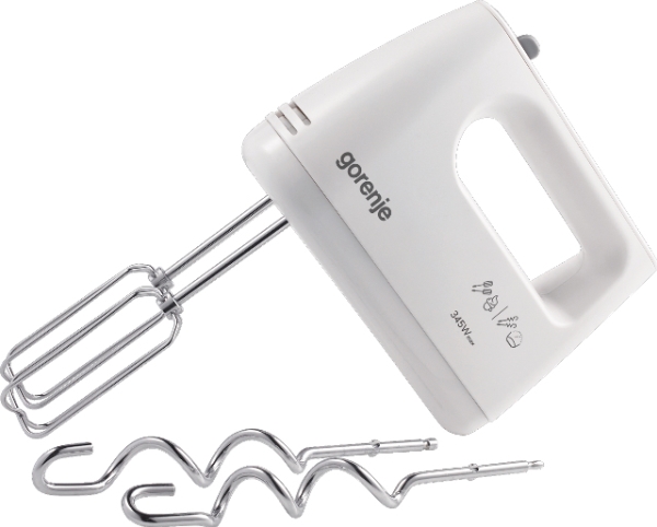 Gorenje 733349, Håndmixer, Hvid, Slå, Mikse, 1,3 m, Knapper, 300 W