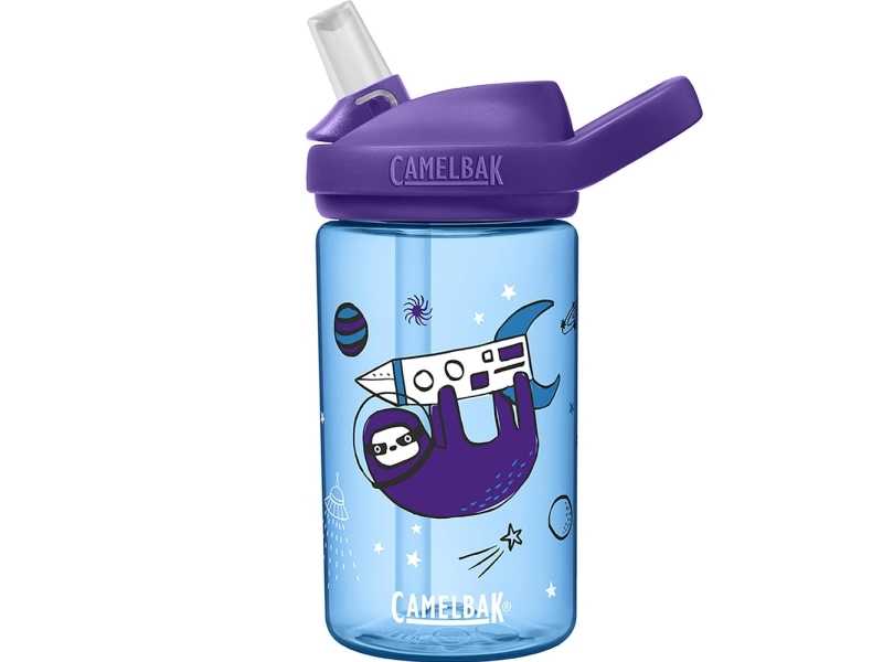 CamelBak eddy+, 400 ml, Daglig användning, Blå, Lila, Vit, Tritan, Sloths In Space, Barn | N - A | GameStuff