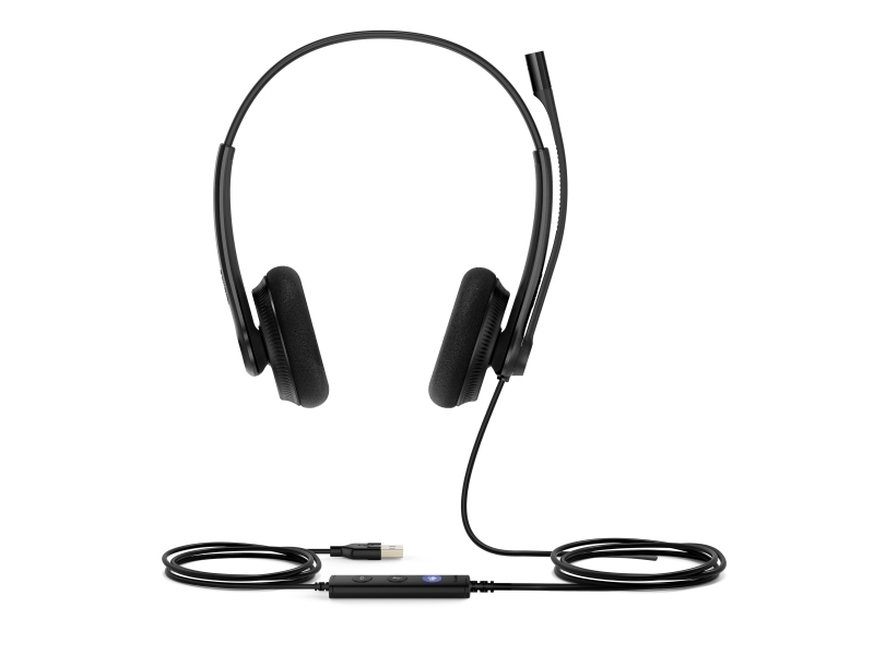 Yealink Uh34 Lite Dual Teams, Ledningsført, 20 - 20000 Hz, Kontor/Callcenter, 110 G, Headset, Sort