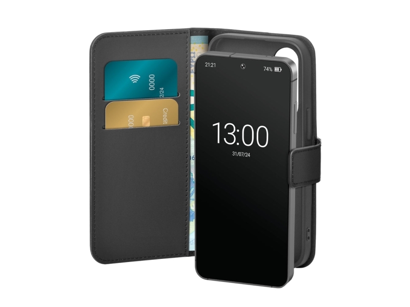 Puro Plånboksfodral Plånboksfodral Samsung Galaxy S25 17 Cm 6.7  " Svart