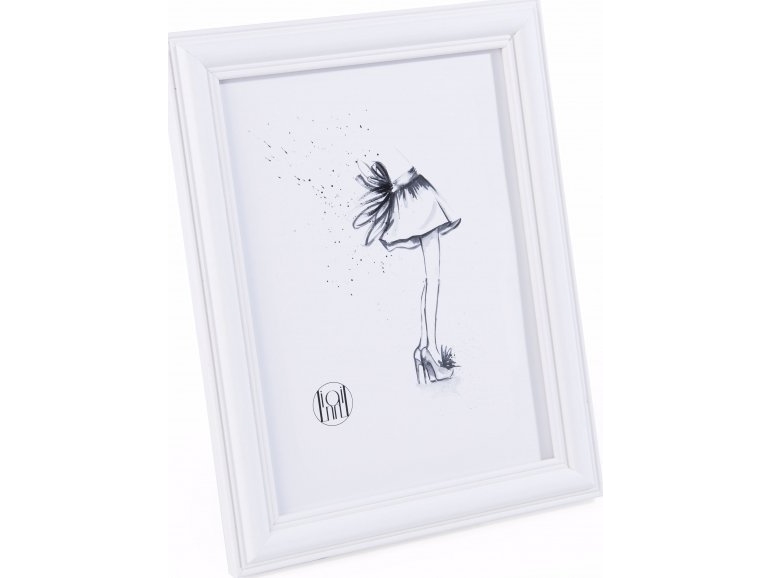 Focus Ramme Tango Wood Hvit - 13x18 Cm