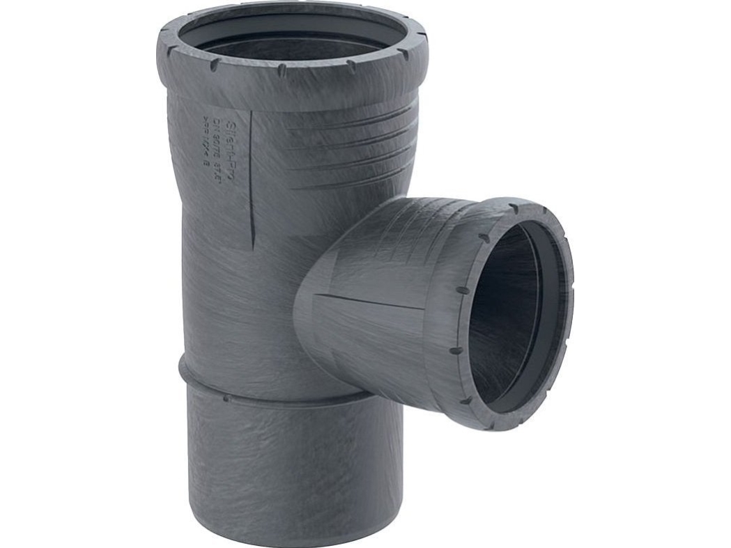 Geberit Silent Pro PP MX grenrør 87,5° 110/50mm stikmf | VVS Artiklar - Dränering - PEH dränera | GameStuff