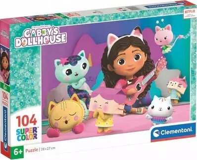 Cle-Puzzle 104 Supercolour Gabby 25033
