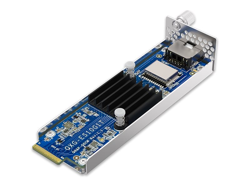 QNAP QXG-ES10G1T - Expansionsmodul - PCIe 3.0 x4 - 100M/1G/2.5G/5G/10 Gigabit Ethernet x 1 | Datorer & Surfplattor - Servertillbehör - Övriga tillbehör | GameStuff