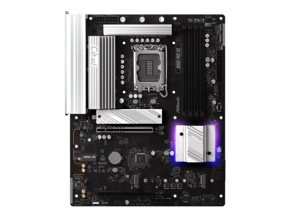 Asrock B860 Pro Rs, Intel, Lga 1851 (Socket V1), Intel Core Ultra (Series 2), Ddr5-Sdram, 256 Gb, Dimm