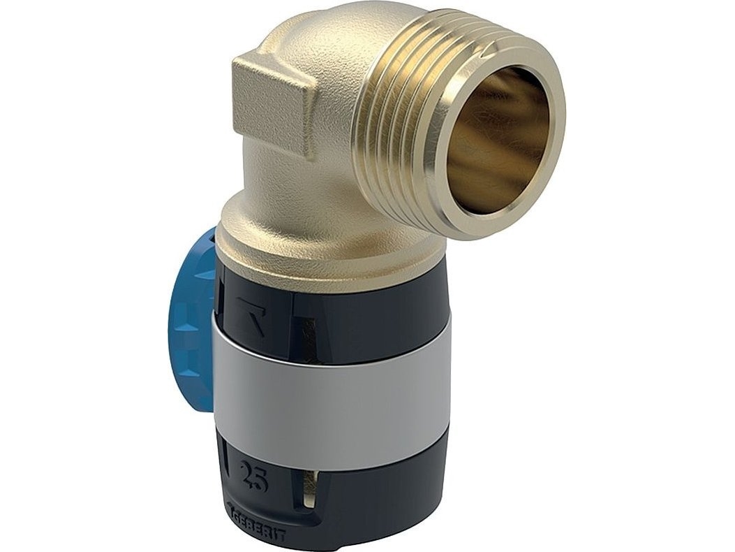 Geberit FlowFit 90° böj 90° med utvändig gänga: CuSn4Zn2PS, d=25mm, R=1 | VVS Artiklar - Rör & Kopplingar - Alupex rör och rördelar | GameStuff