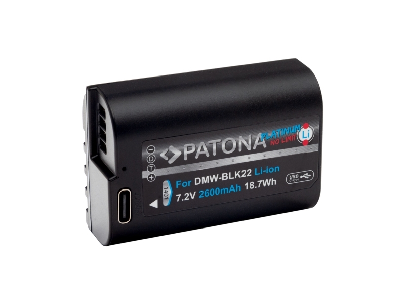 Patona 1401, Panasonic, 2600 Mah, 7,2 V, Lithium-Ion (Li-Ion)