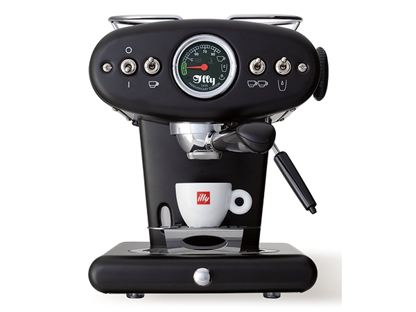 Illy X1, Espressomaskin, 1 l, Kaffekuddar, Malat kaffe, 1200 W, Svart, Rostfritt stål