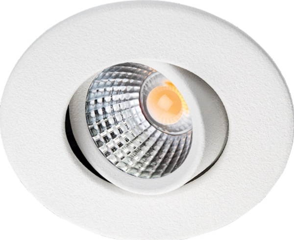 Downlight Nano Tilt Led 4w 3000k 240 Lumen 36° Mat Hvid