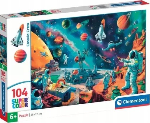 Clementoni Puzzle Supercolor Cosmic Crew 104 Teile (25036)