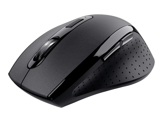 Trust Sura - Mus - Comfortable - Højrehåndet - Optisk - 6 Knapper - Trådløs - 2.4 Ghz - Trådløs Modtager (Usb) - Sort