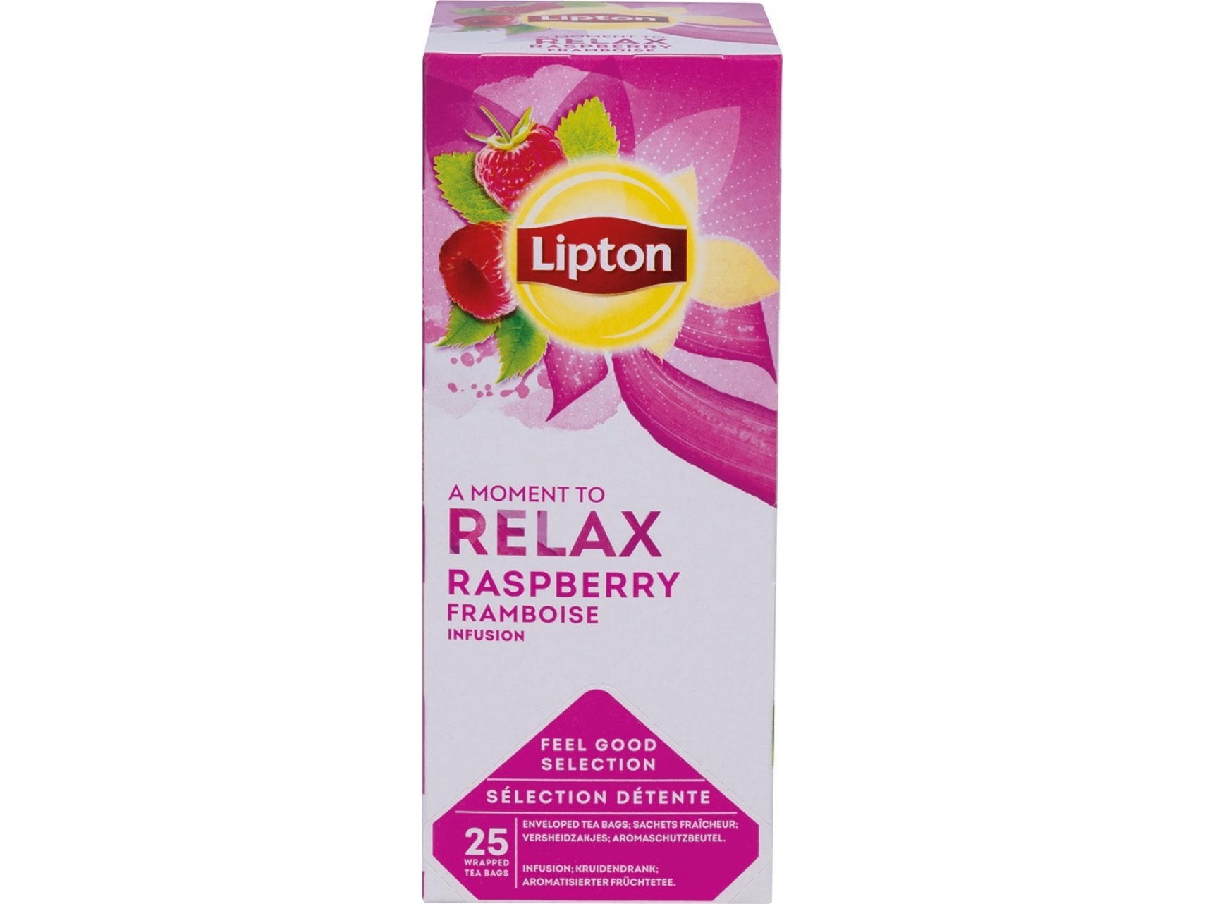 Lipton Herbata Owocowa Klassische Himbeere 25 Torebek