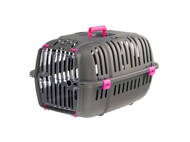 Ferplast katt- och hundtransport - Lämplig för hundar och katter upp till 8 kg - 37 x 57 x h 33 cm - JET 20 hundtransport | Sällskapsdjur - Gnagare - Burar & Transport | GameStuff