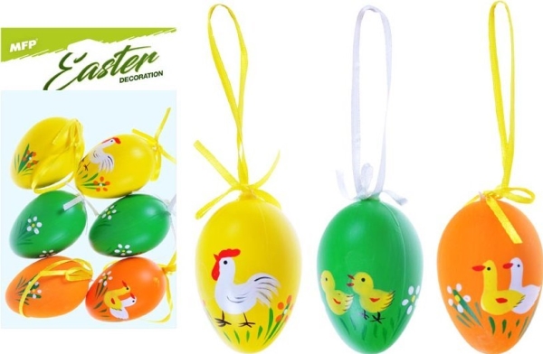 Weihnachtsdekoration Mfp Papier-Ei-Dekoration Kunststoff 6Cm/6St. Druck 629 2221432
