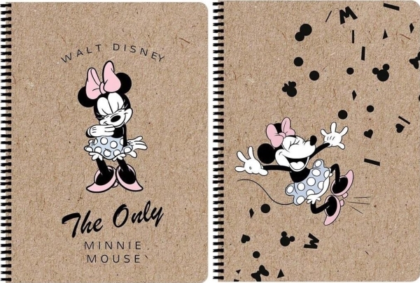 Teka Kołozeszyt A4/80K Kratka Minnie Mouse Kraft