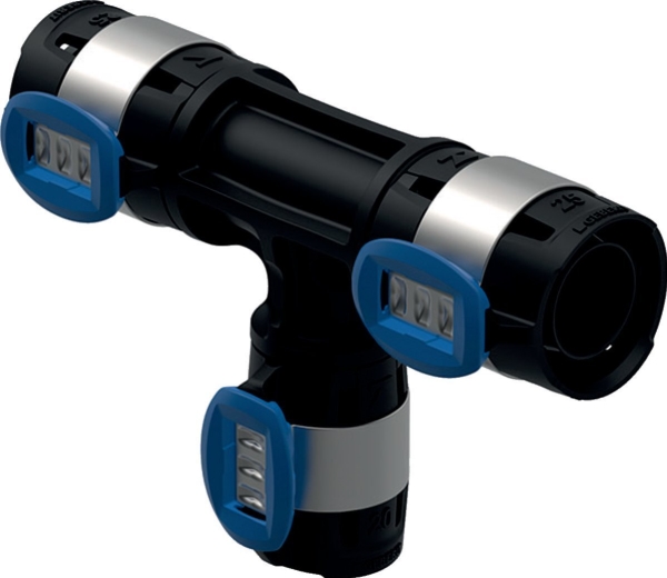 Geberit Flowfit T-Stück Reduziert: Material=Ppsu, D=32Mm, D1=20Mm, D2=32Mm