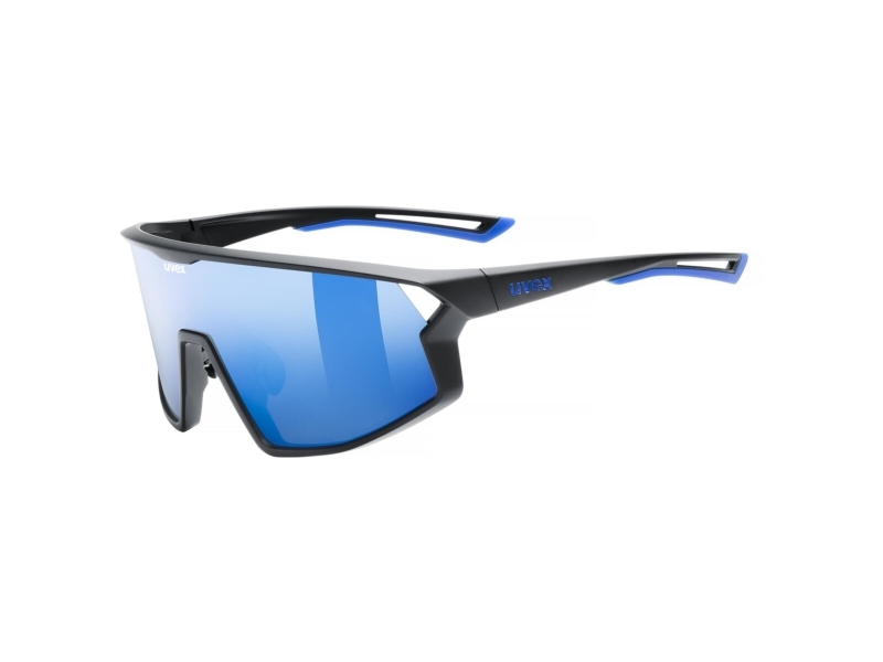 Akiniai Uvex skyryse juodas matt / mirror mėlynas