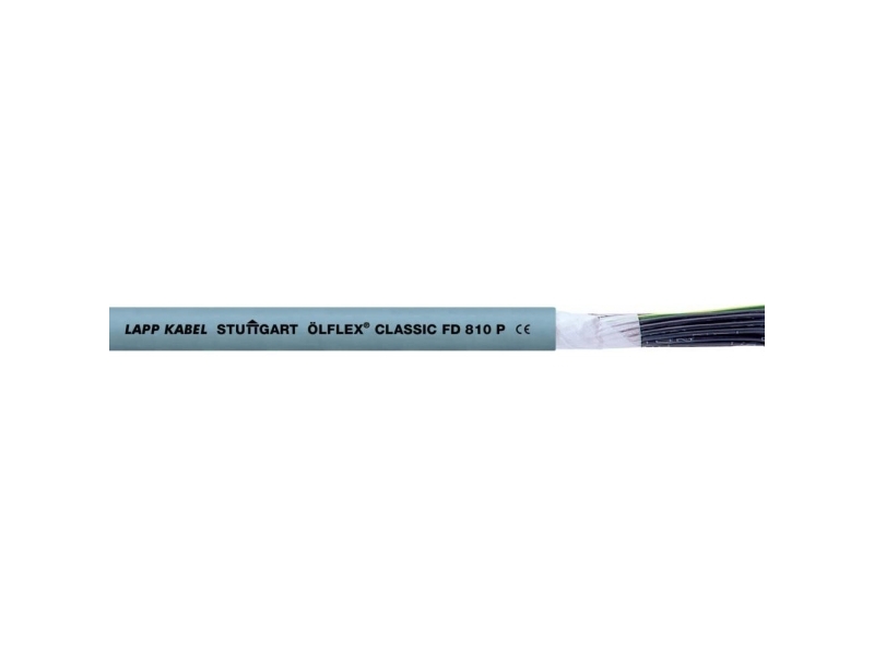 LAPP 26352/100 Slæbekædekabel ÖLFLEX® CLASSIC FD 810 P 5 G 1.5 mm² Grå 100 m