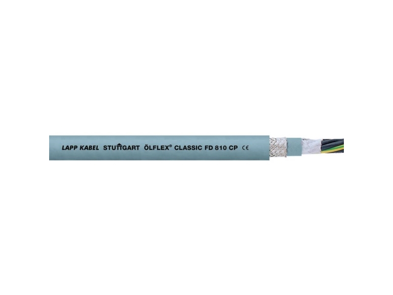 LAPP 26471/100 Slæbekædekabel ÖLFLEX® CLASSIC FD 810 CP 4 G 2.5 mm² Grå 100 m