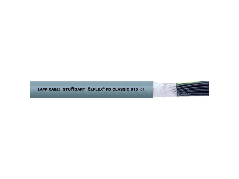 LAPP 26100/500 Kabel för bogseringskedja ÖLFLEX® FD CLASSIC 810 2 x 0,5 mm² Grå 500 m | EL Artiklar - Kablar och ledningar - Dra kedjekablar | GameStuff
