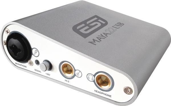 ESI MAYA22 USB, Skrivbord, Grå, USB, 24-bit/96kHz, 102 dB, 108 dB | TV, Ljud & Bild - Musikstudio - Ljud - Studio - Inspelning | GameStuff