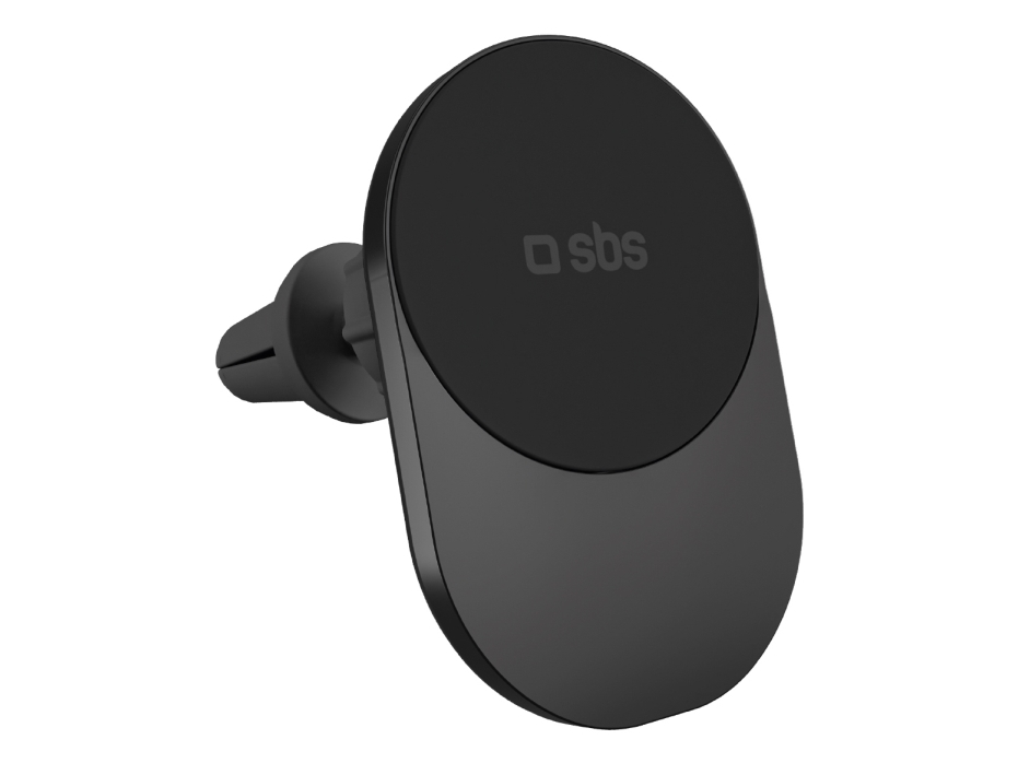 SBS TESUPPVENTWIRQI215W, Automatisk, USB, Trådlös laddning, Svart | Tele & GPS - Mobil tillbehör - Bilhållare | GameStuff