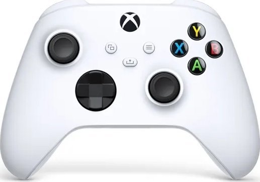 Microsoft Xbox Wireless Controller White Spelplatta Xbox Series S Xbox Series X Xbox One Xbox One S Xbox One X Tillbaka Knapp D Pad Menyknap