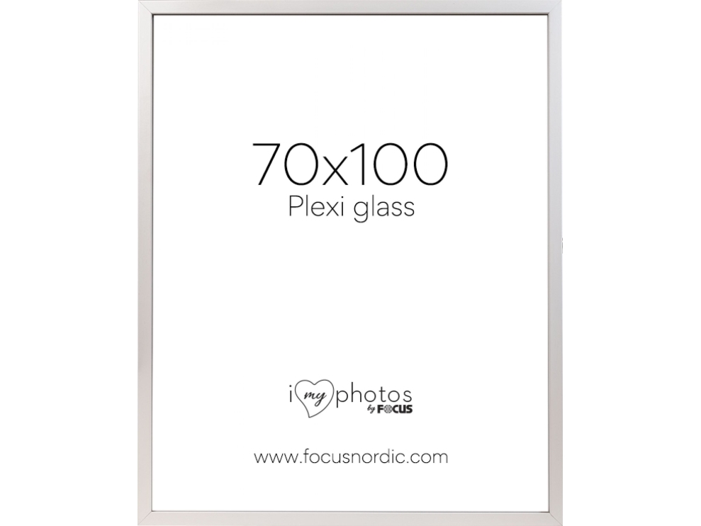 Bilde av Focus Ramme Soul Plekiglass Hvit 70x100 Cm