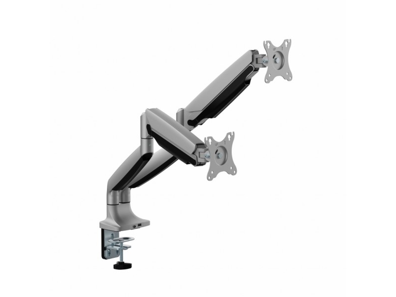 Gas-Tischhalterung Für 2 Led/Lcd-Monitore 17-35" L-36Hd 1-15Kg 1Xusb-A 1Xusb-C 3.0 Heavy Duty