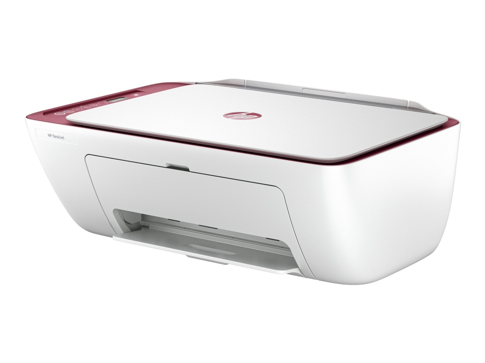 HP Deskjet 2823e All-in-One - Multifunksjonsskriver - farge - ink-jet - 216 x 297 mm (original) - A4/Legal (medie) - opp til 7.5 spm (trykking) - 60 ark - USB 2.0, Bluetooth, Wi-Fi(n) - rosewood