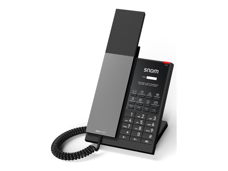 snom HD350A - Sladdansluten telefon - gun metal black