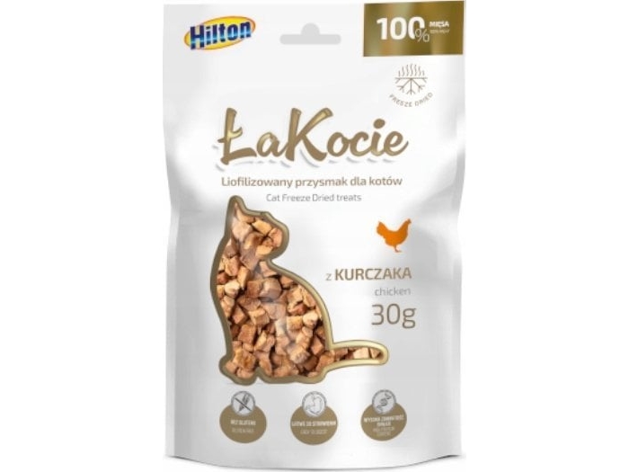 Hilton Gefriergetrocknete Hähnchen-Leckerlis Für Katzen 30 G