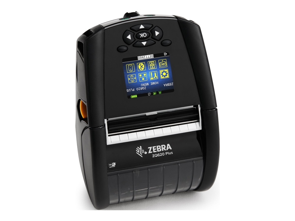 Zebra ZQ600 Series ZQ620 Plus - Etiketprinter - direkte termisk - Rulle (7,9 cm) - 203 dpi - op til 115 mm/sek. - Wi-Fi(ax), Bluetooth 5.0, USB, NFC, RS232C