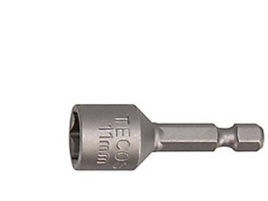 Tecos boltbit 11,0 x 45mm - S2 stål, med magnet for sikker fastholdelse under montage