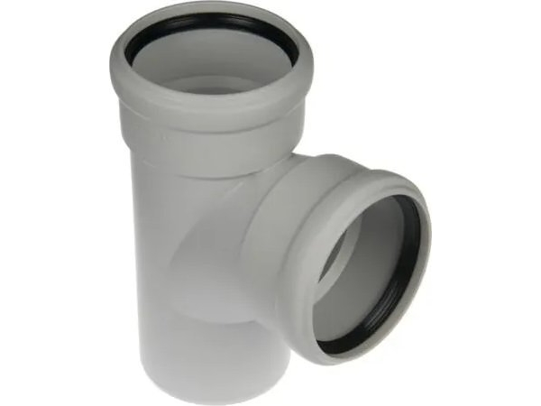 Skolan bullerdämpande dubbla grenrör 110mm 87 grader | VVS Artiklar - Dränering - Bulleravbrott avlopp | GameStuff