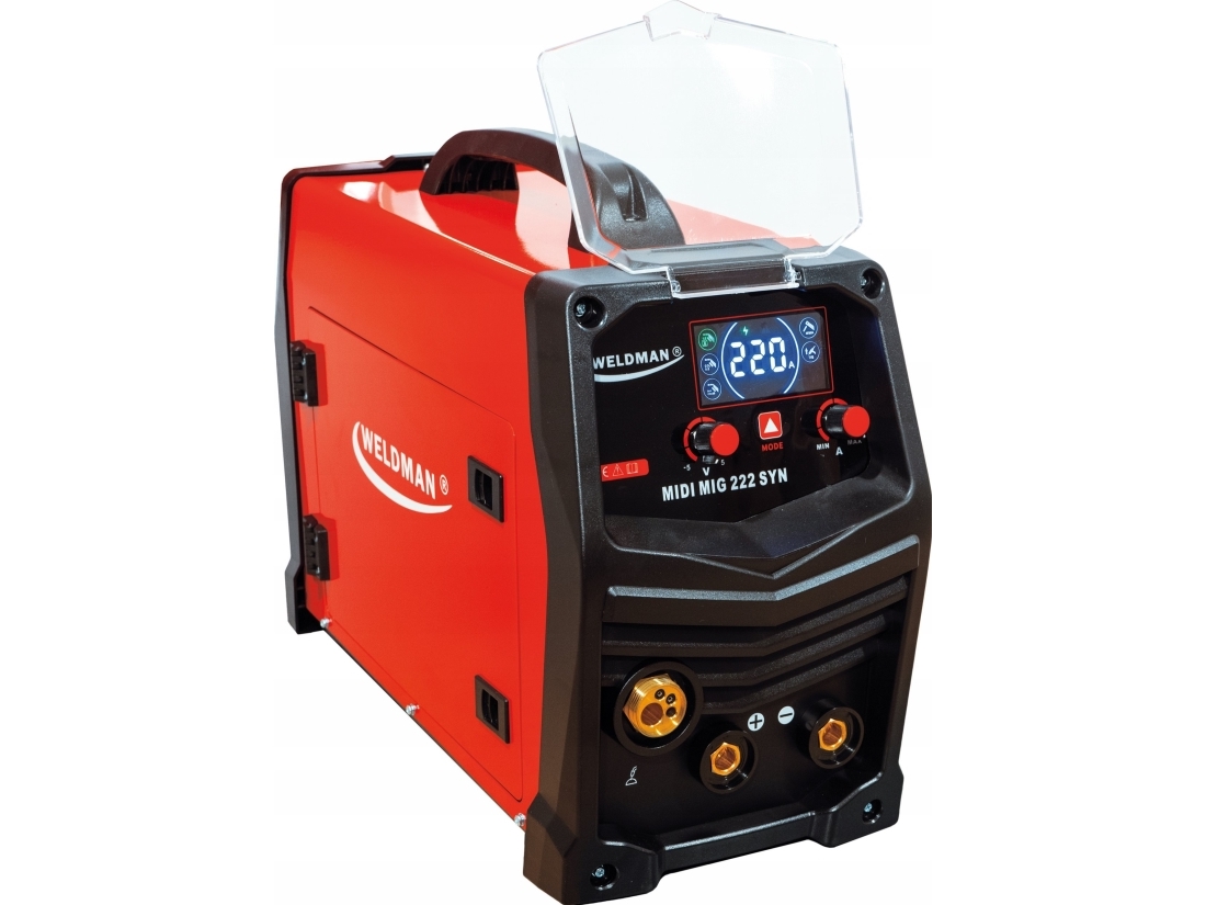 WELDMAN MIDI MIG222 SYN MIG/TIG/MMA Semi-AUTOMAATTI SPAW.IN.WELDMAN