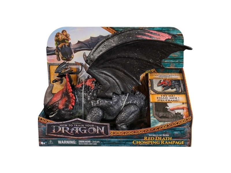 Dragons Movie Red Death Chomping Rampage