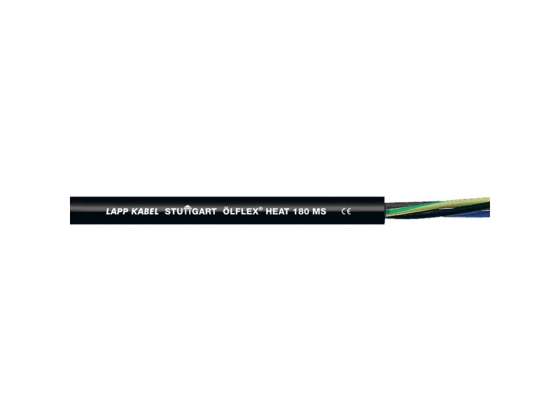 LAPP ÖLFLEX® HEAT 180 MS Højtemperaturkabel 4 G 2.5 mm² Sort 466303/100 100 m